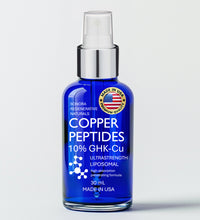 Load image into Gallery viewer, COPPER PEPTIDES FOR HAIR GROWTH - Ultrastrong 10% GHK-Cu Formula with 7x Absorption