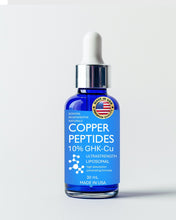 Load image into Gallery viewer, COPPER PEPTIDES FOR HAIR GROWTH - Ultrastrong 10% GHK - Cu Formula with 7x Absorption - Sonora Regenerative Naturals